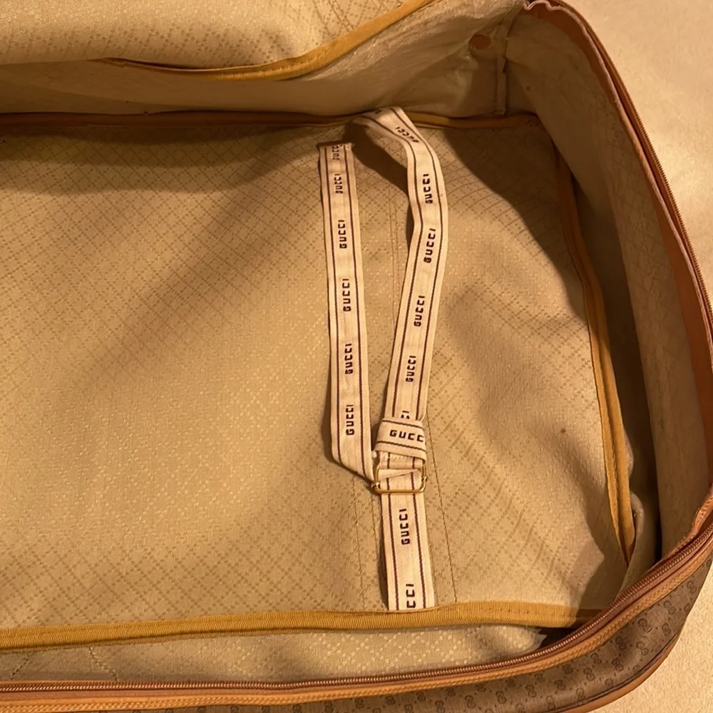 GUCCI VINTAGE large suitcase - Picture 12 of 16